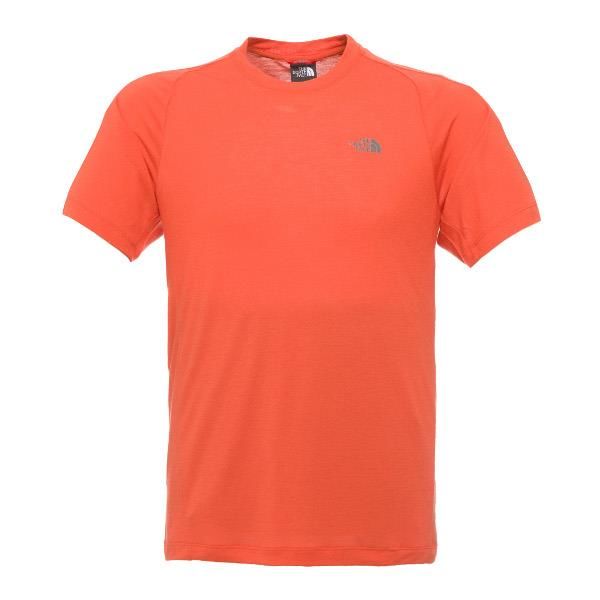 The North Face Mens S/S Horizon Crew, Zion Orange